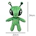 Alien Plush Toy,Green Alien Plush Doll,Soft Alien Creature Pillow for Home Kids’Room Decor,Gift for Animation Fans and Doll Toys