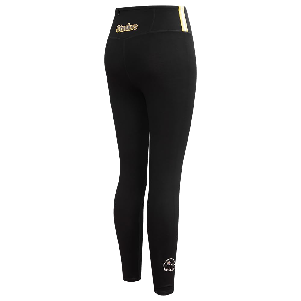 Pro Standard Womens NFL Pittsburgh Steelers Classic Chenille Legging Schwarz S