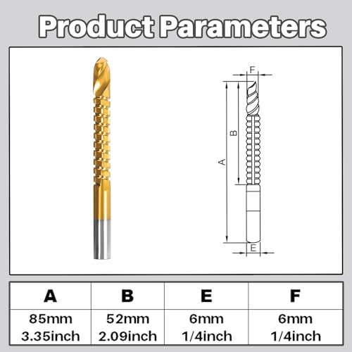 Mrosnail QAQ001 Tapered Reamer Set With T Handle thumb #2