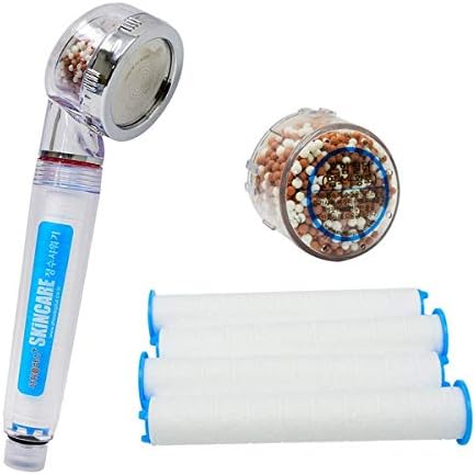 Shower Head with Filiter Skin Care High Pressure Anion primary sediment filters and secondary head filters,high water pressure&anion,rust removal