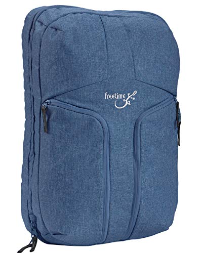 Freetime Sac à Dos/Bagage 35 L -Urban Cabin Bleu - Sac pour Trolley