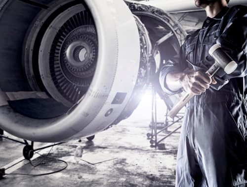 SUPERCRAFT-Schonhammer, mit schwingungsdämpfendem, ergonomisch geformtem und lackiertem Hickorystiel | D=40 mm | 3366.040