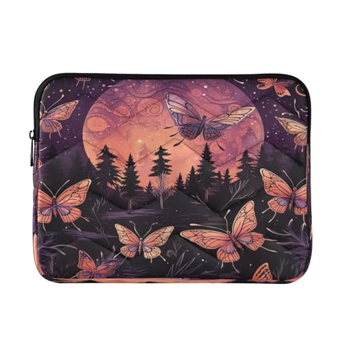 Funda para portátil 13-14 pulgadas impermeable con diseño mariposas