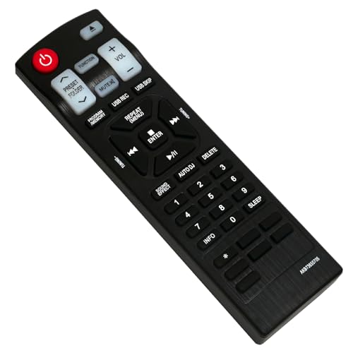 Télécommande AKB73655705 pour remplacer un boîtier perdu de Mini Hi Fi