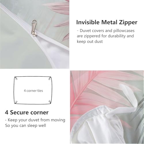 Parure housse de couette boheme pour chambre ado lit vert