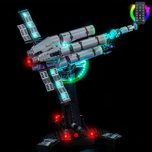 Image of LocoLee Light kit Compatible with Lego 11389 Project Hail Mary - Not Actual Model Only Lights, LED Lighting Compatible with Lego Hail Mary (RC Version)