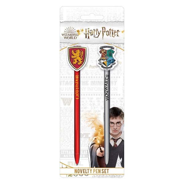Juego de 2 bolígrafos de Harry Potter para el día a día en clase u oficina