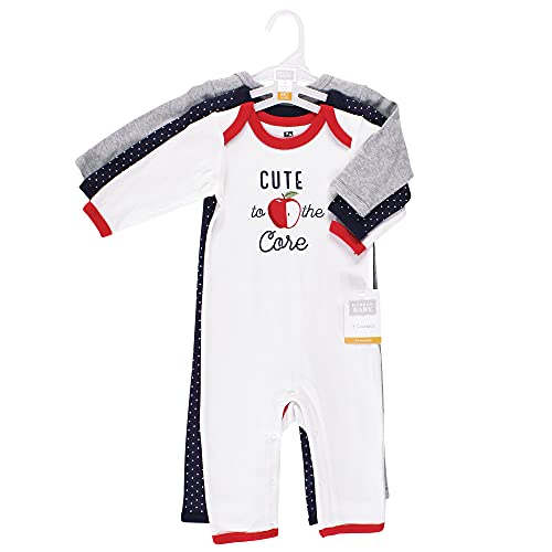 Image of Hudson Baby Baby Cotton Union Suit, 3 Pack