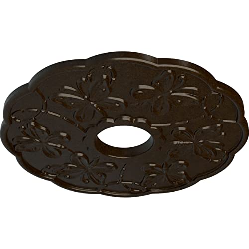 Image of Ekena Millwork CM17TSBZSDecorative Ceiling Medallions Modeled After Original Historical Patterns & Designs, Bronze