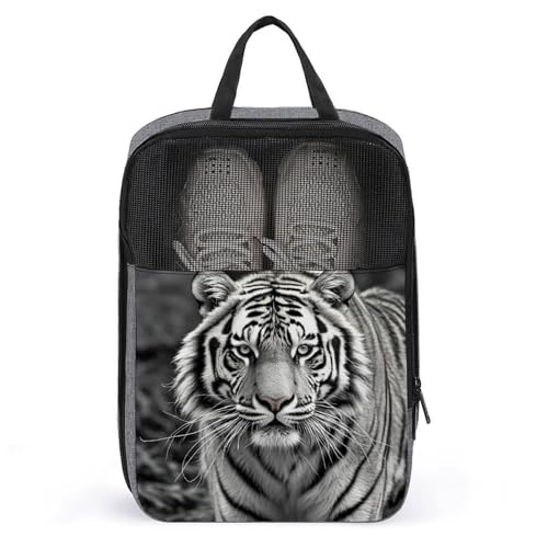 Bolsas de polvo para zapatos de golf impermeables y transpirables con estampado de tigre