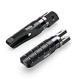 RENO Motorcycle Foot Pegs, Front Rider Footpegs Footrest Driver Rest Pedal Compatible with MT-03 / MT-07 / MT-09 / MT-10