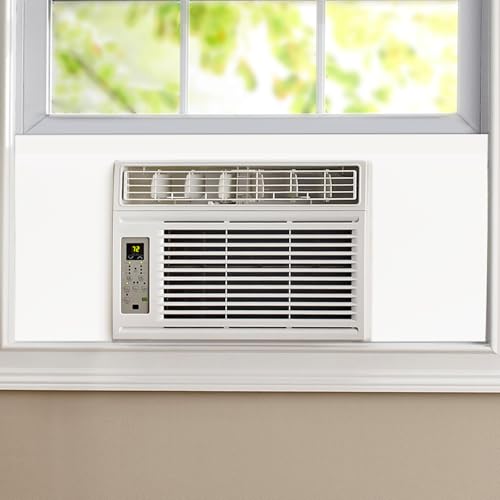 Forestchill Window Air Conditioner Side Panels, Pack of 2 Foam Panels Cover with Seal Strip & Tape, Summer and Winter Window AC Insulation