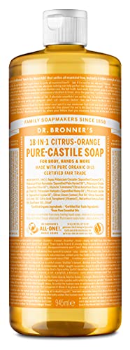 Savon liquide bio agrumes Dr. Bronner's hygiène corps et soin visage naturel