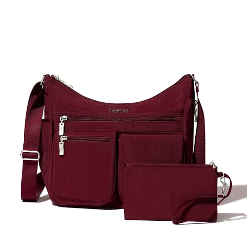Image of Baggallini womens Everywhere Bagg Crossbody Women 11x9 Lightweight Nylon Hobo Water-resistant Travel Bag W /Rfid