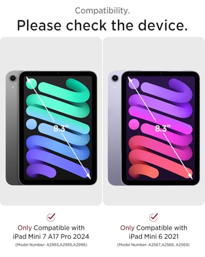 Protector iPad mini A17 Pro 2024 completo anticaídas con soporte para mesa 7