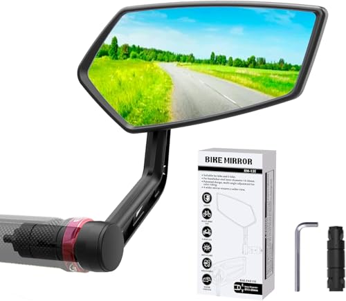 Rétroviseur de vélo pour vélo électrique et balades - RBRL miroir droit haute visibilité