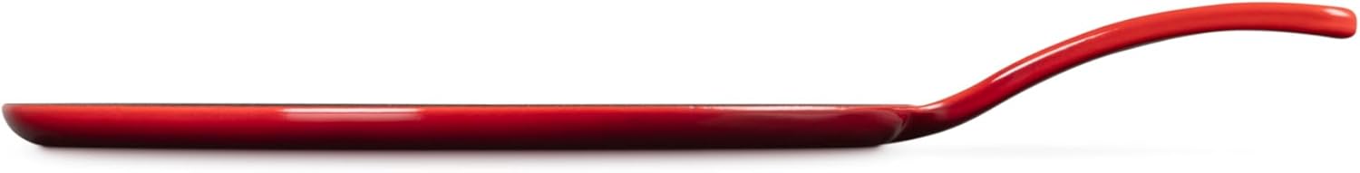 Le Creuset Enameled Cast Iron Traditional Round Crepe Pan, 10.25", Cerise - Image 3
