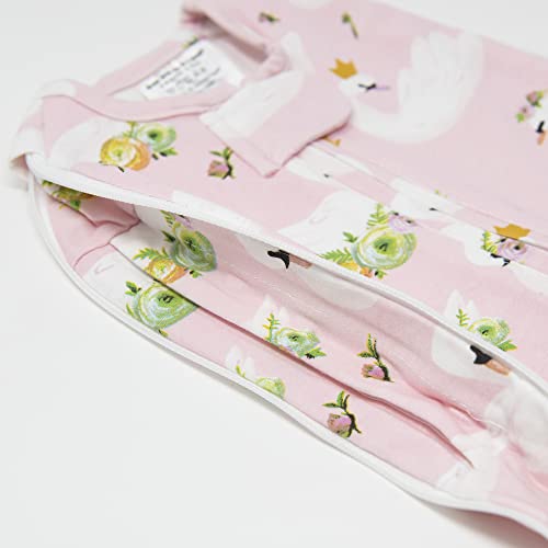Image of Woombie Grow with Me Air Baby Swaddling Blanket, Convertible Swaddle Fits Babies 0-9 Months, Expands to Wearable Blanket for Babies up to 18 Months, Princess Swan