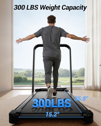 Image of CURSOR FITNESS Walking Pad with 15% Incline 0.6-6.2MPH Foldable Portable Treadmill 2.5HP Compact Walking Pad for Home Small Space 300LBS with Remote Control