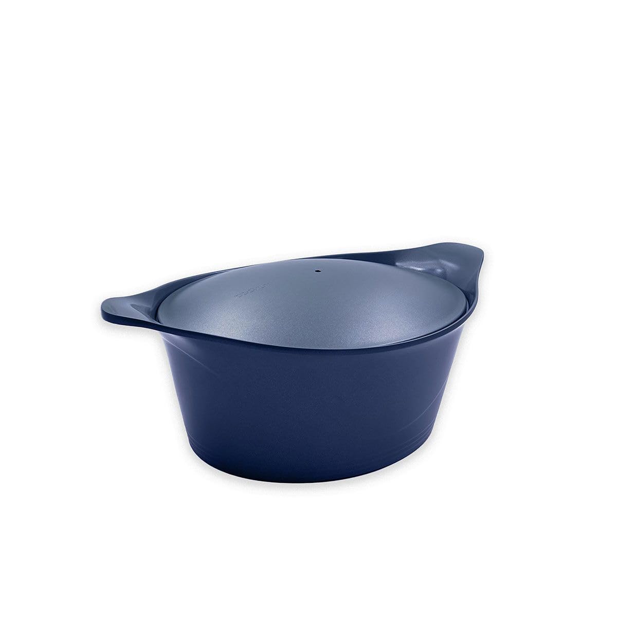 Cookut - L'incroyable Cocotte 33 cm avec poignée en métal et manique assorties - Myrtille