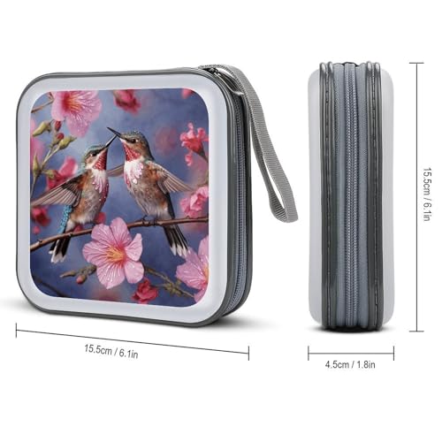 Evita rayar tus discos con este estuche para CD de 40 DVD anticaídas con cremallera 3