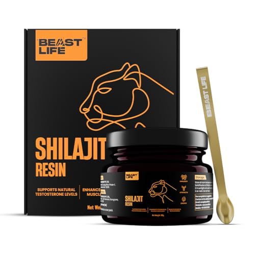 BeastLife Pure Himalayan Shilajit/Shilajeet Resin | 20 Gm | Pure & Potent Shilajit Supplement | Improve Muscle Strength, Enhances Stamina, Energy & Power | Natural Testosterone Booster BeastLife Pure Himalayan Shilajit/Shilajeet Resin | 20 Gm | Pure & Potent Shilajit Supplement | Improve Muscle Strength, Enhances Stamina, Energy & Power | Natural Testosterone Booster
