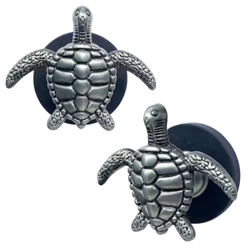 ZH-ZHENGHENG 2 Pcs Magnetic Hooks, Hanging Magnetic Hooks, Clothes Grill Fridge Organizer Kitchen etc. Magnetic Hooks, Animal Magnetic Hooks (Sea Turtle)
