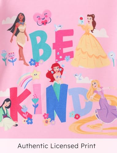 Image of Disney Girls Outfits Long Sleeve Lightweight Shirt +Leggings Clothing Sets