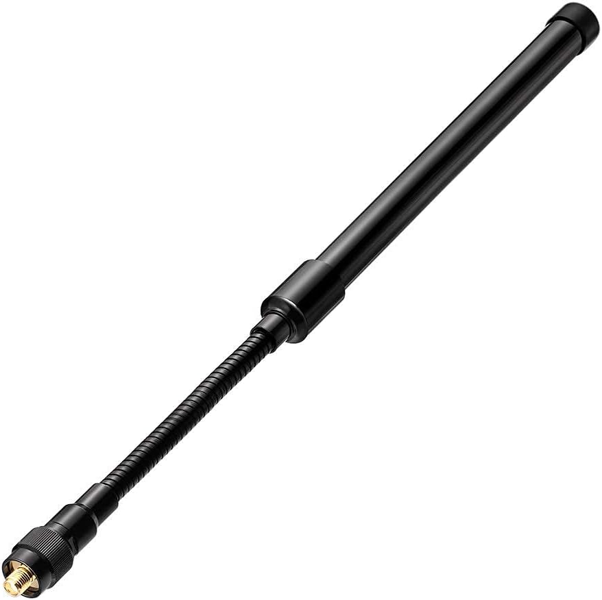 Gooseneck CS Tactical Antenna Dual Band VHF UHF 136-174mhz 400-520mhz Ham Radio Antenna Compatible with Baofeng UV-5R BF-F8HP UV-82 BF-888S UV-5X3 UV-9R Handheld Two Way Radio