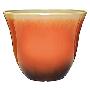 Classic Home and Garden Honeysuckle Planter, Patio Pot, 13″ Tequila Sunrise (Honeysuckle Patio Pot)