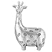 Vintage Alloy Fawn Money Box - Animal Cartoon Piggy Bank - Children Piggy Bank - for Boys and Girls Adult Gift
