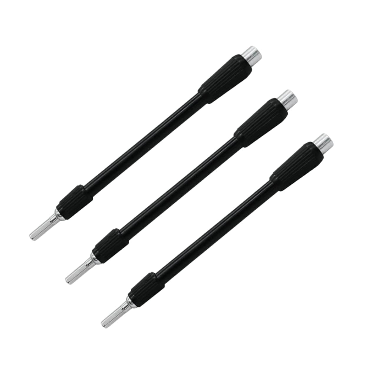 SEWOART 3pcs Flexible Extension Plastic Shaft Drill Bit Extender for Electric Drill