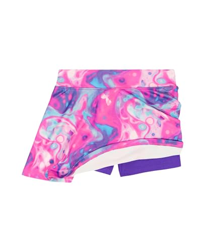 Image of Under Armour Girl's 2-piece Short Sleeve Tee and Skort Set, Lightweight and Comfortable