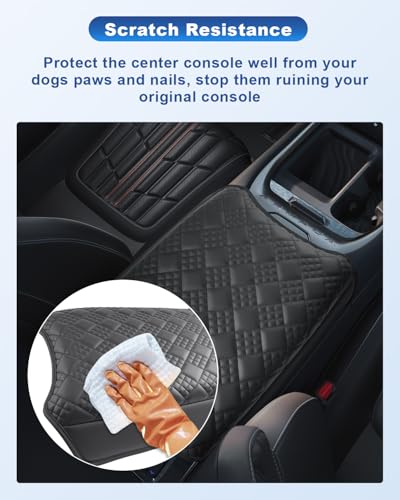 Image of CDEFG for 2025 2026 Nissan Armada Center Console Cover, for 2025-2026 Nissan Armada (SV, SL, Platinum, Pro-4X, Platinum Reserve) Accessories Armrest Cover Middle Console Protector