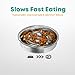 Velpet Stainless Steel Slow Feeder Dog Bowl with Absorbent Non-Slip Mat | Designed to Slow Eating | 304 Stainless Steel, Dishwasher Safe, Durable One-Piece Design for All Breeds