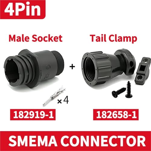 Set de 5 Conectores AMP/TE Tipo SMEMA 4P miniatura 2