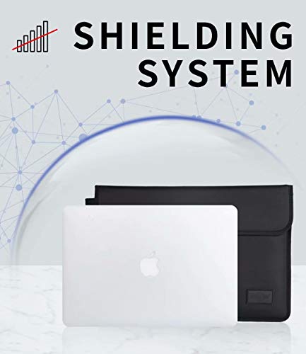 Faraday Bag Laptop Anti Theft: Faraday Bag For Laptops Tablets Car Keys | Faraday Cage Faraday Key Fob Protector Fireproof & Waterproof Rfid Bag Car Key Signal Blocker, Compatible With14''X9.84'' #TOP2