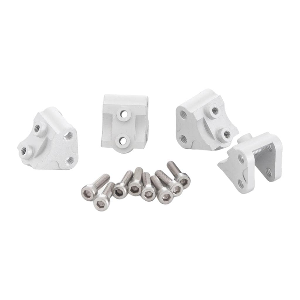 ATORSE 4Pcs Rc Axle Tie Rod Codes for Scx10 Ii 1/10 Rc Crawler Car Silver-image-23