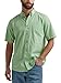 Wrangler Authentics Men's Short Sleeve Classic Plaid Shirt, Forest Shade, L