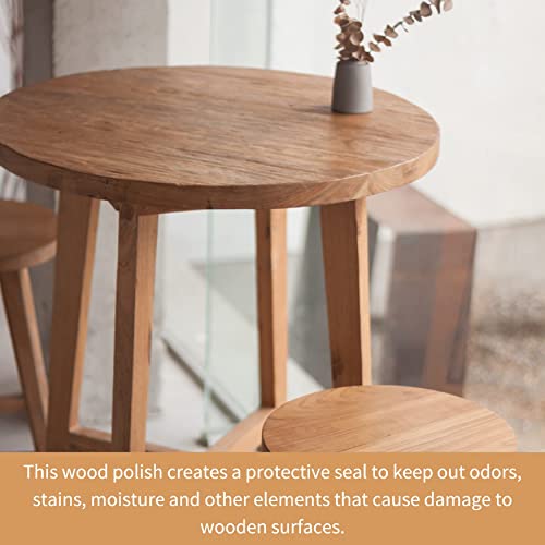 Furniture Clinic Traditional Beeswax Polish For Wood & Furniture | Wax For All Wood Types & Colors - Oak, Teak, Dark & Light Wood, 6.8Oz/200Ml #TOP4