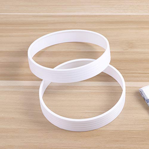 IMIKEYA 5 peças de anéis para copo de golfe para treino ao ar livre (branco)