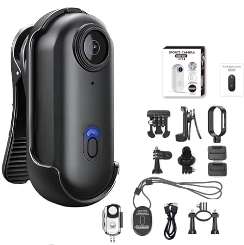 Caméra corporelle 4K avec ultra grand angle et résolution 1080p