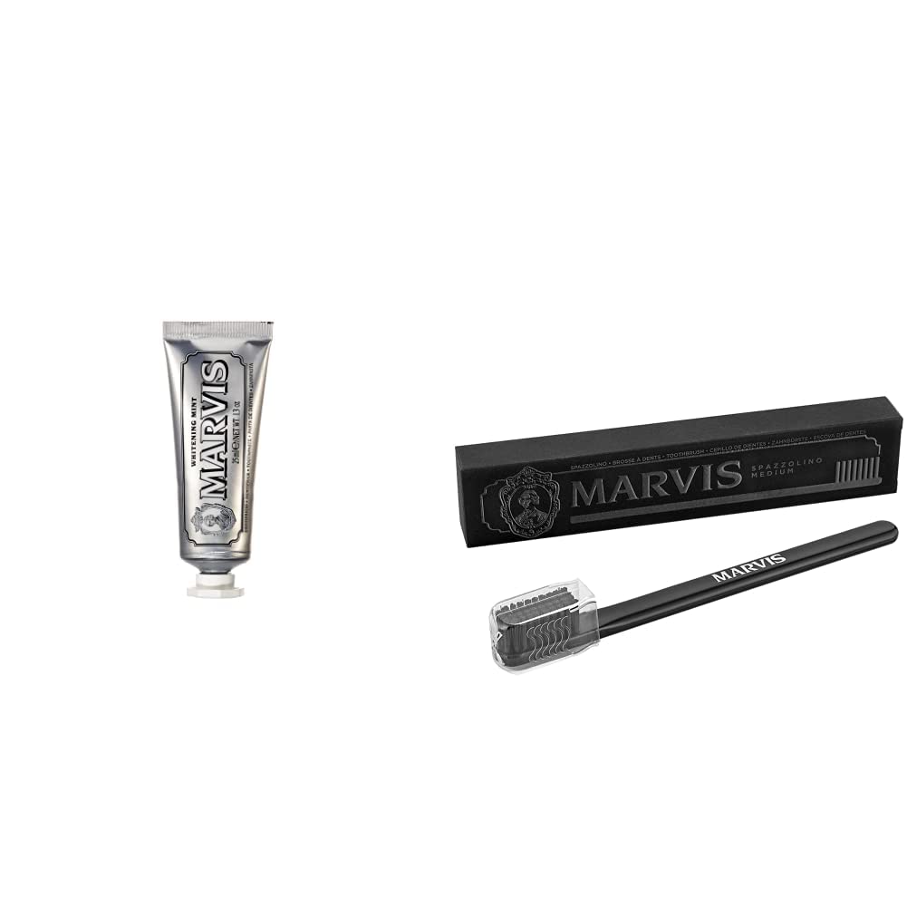 Marvis TSA Approved Whitening Mint Toothpaste, 1.3 oz