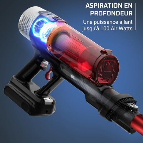 Rowenta X Force Flex 9.60 Aspirateur balai sans fil multifonction 100AW Autonomie 45 minutes Ultra léger RH2099WO - vue 6