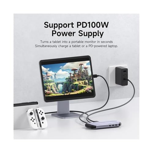 Carte de capture vidéo 4K à fluidité VRB RVB Passthrough et recharge rapide PD 100W intégrée