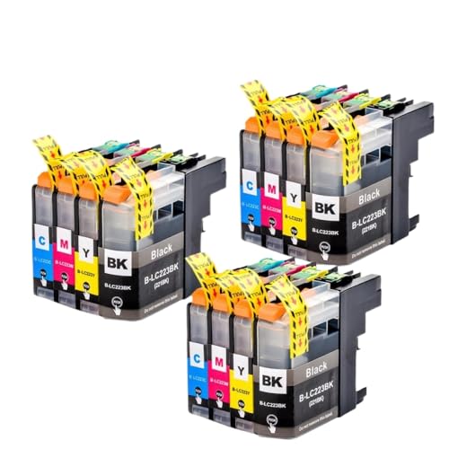Cartouche LC223 avec puce pour des impressions nettes sur MFC-J880DW MFC-J4620DW