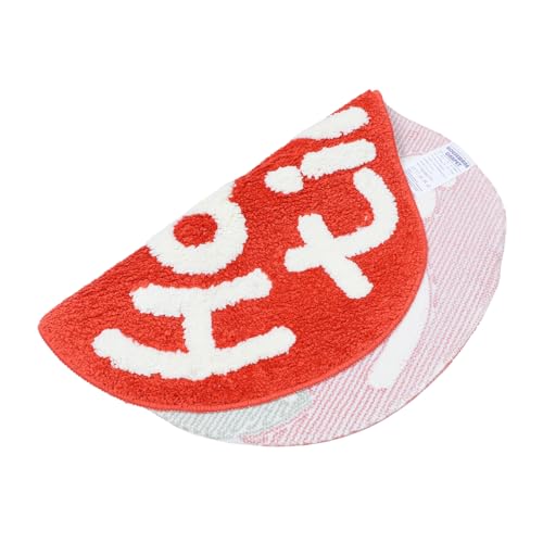 DECOMELODY 1pc Cartoon Apple Non-Slip Floor Mat Durable Anti-Skid Carpet for Home Entryway Boys and Girls-Friendly Design Easy to Maintain Mat for Kitchen Living Room Decor