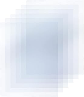 Patioer 5 Pieces FEP Film Sheet 260x200x0.15mm FEP Release Film for 8.9 inch UV 3D Printers ELEGOO Saturn MSLA/ANYCUBIC Photon Mono X/QIDI S Box