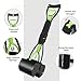 Droglphy 23.6‘’ Pooper Scooper, Foldable Pooper Scooper for Large Medium Small Dogs, Poop Pick Up Tool for Yard, Lawns, Grass(Green)