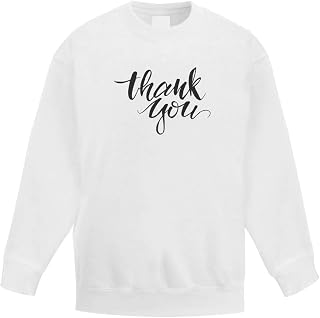 Azeeda 'Thank You' Kid's Sweatshirt/Jumper (12-13 Years) (KW00013733)